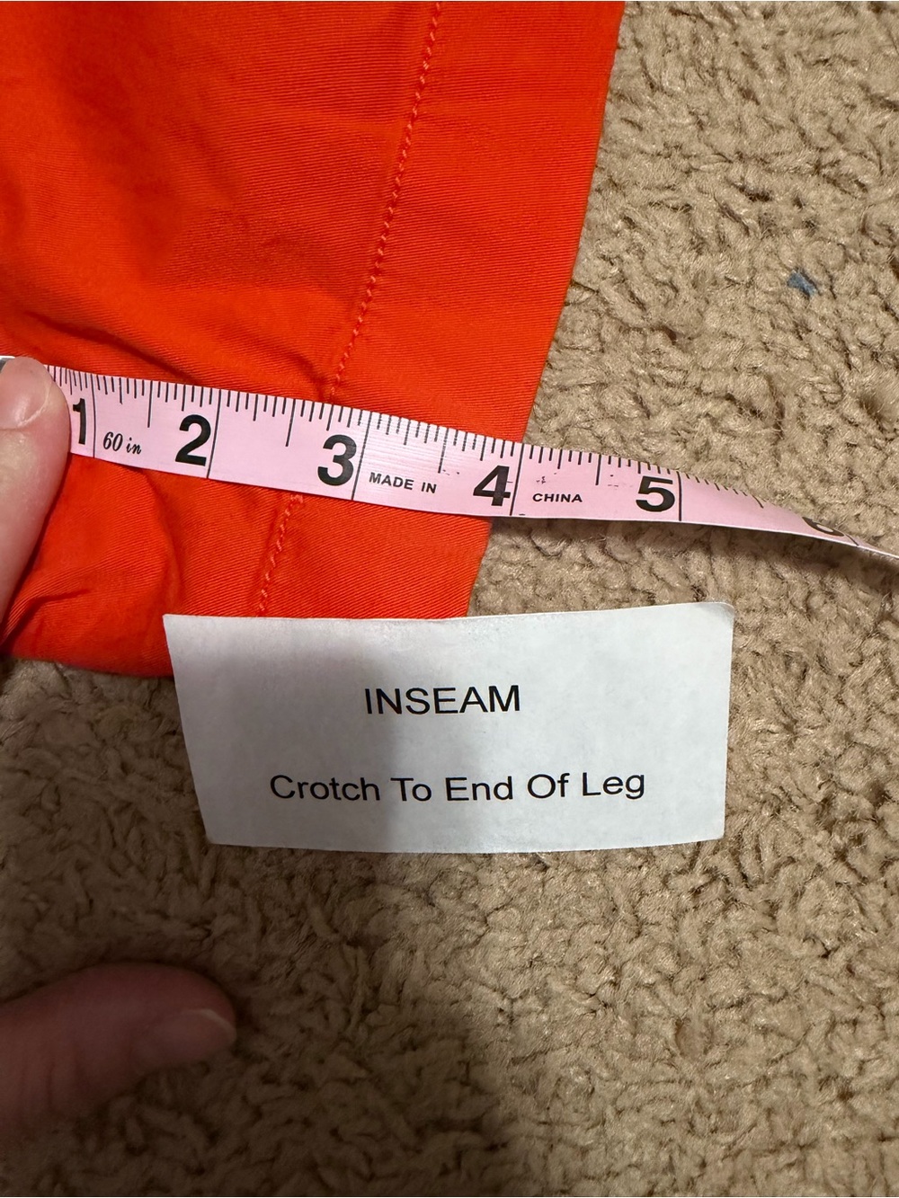 J Crew | Chino 4" Inseam Shorts Orange Women's Size 4 - Picture 11 of 11